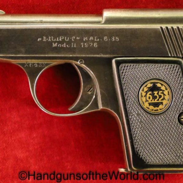 Menz, Liliput, Model 1926, 6.35mm, Vest Pocket, VP, German, Germany, Handgun, Pistol, C&R, Collectible, Model, 1926, 6.35, 25, .25, acp, auto, Hand gun