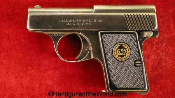 Menz, Liliput, Model 1926, 6.35mm, Vest Pocket, VP, German, Germany, Handgun, Pistol, C&R, Collectible, Model, 1926, 6.35, 25, .25, acp, auto, Hand gun