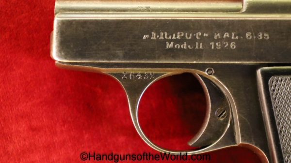 Menz, Liliput, Model 1926, 6.35mm, Vest Pocket, VP, German, Germany, Handgun, Pistol, C&R, Collectible, Model, 1926, 6.35, 25, .25, acp, auto, Hand gun