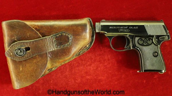 Walther, Model 5, 6.35mm, with Holster, Model, 5, V, 6.35, 25, .25, acp, auto, German, Germany, Handgun, Pistol, C&R, Collectible, VP, Vest Pocket, Hand gun