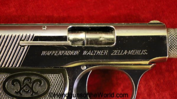 Walther, Model 5, 6.35mm, with Holster, Model, 5, V, 6.35, 25, .25, acp, auto, German, Germany, Handgun, Pistol, C&R, Collectible, VP, Vest Pocket, Hand gun