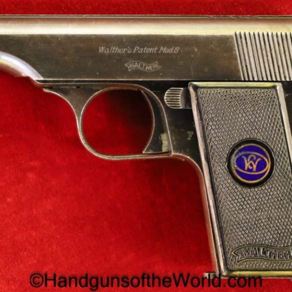 Walther, Model 8, 6.35mm, 1st, Variation, First, Variant, Type, German, Germany, Handgun, Pistol, C&R, Collectible, 6.35, 25, .25, acp, auto, 8, Model