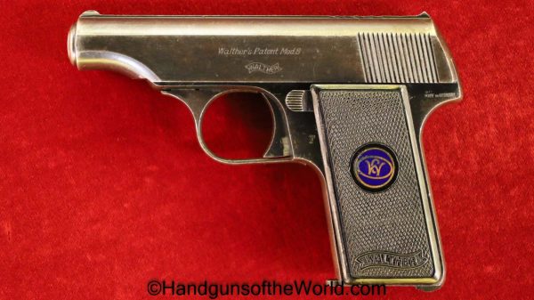 Walther, Model 8, 6.35mm, 1st, Variation, First, Variant, Type, German, Germany, Handgun, Pistol, C&R, Collectible, 6.35, 25, .25, acp, auto, 8, Model