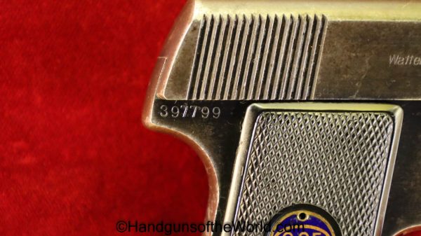 Walther, Model 8, 6.35mm, 1st, Variation, First, Variant, Type, German, Germany, Handgun, Pistol, C&R, Collectible, 6.35, 25, .25, acp, auto, 8, Model