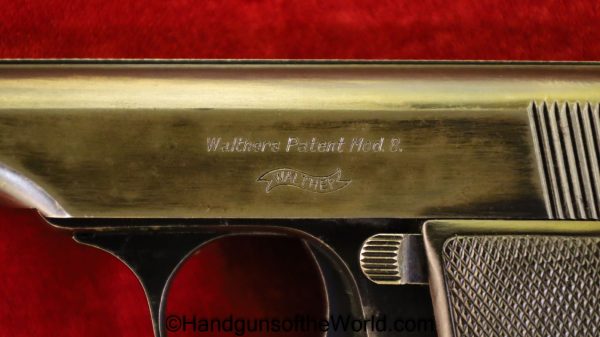 Walther, Model 8, 6.35mm, 1st, Variation, First, Variant, Type, German, Germany, Handgun, Pistol, C&R, Collectible, 25, .25, acp, auto, 6.35, VP, 8, Model