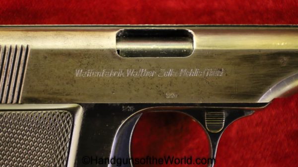 Walther, Model 8, 6.35mm, 1st, Variation, First, Variant, Type, German, Germany, Handgun, Pistol, C&R, Collectible, 25, .25, acp, auto, 6.35, VP, 8, Model