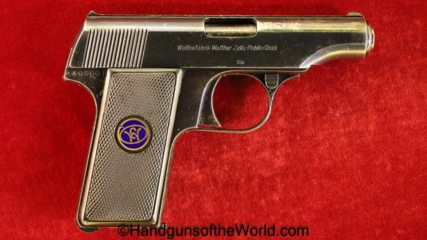 Walther, Model 8, 6.35mm, 1st, Variation, First, Variant, Type, German, Germany, Handgun, Pistol, C&R, Collectible, 25, .25, acp, auto, 6.35, VP, 8, Model