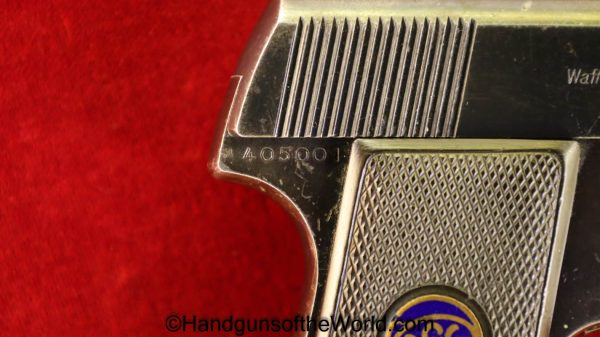 Walther, Model 8, 6.35mm, 1st, Variation, First, Variant, Type, German, Germany, Handgun, Pistol, C&R, Collectible, 25, .25, acp, auto, 6.35, VP, 8, Model