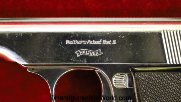 Walther, Model 8, 6.35mm, 2nd, Variation, Second, Variant, Type, German, Germany, Handgun, Pistol, C&R, Collectible, VP, Vest Pocket, Model, 8, .25, 25, acp