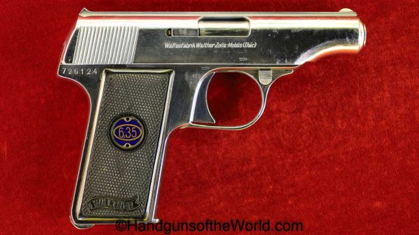 Walther, Model 8, 6.35mm, 2nd, Variation, Second, Variant, Type, German, Germany, Handgun, Pistol, C&R, Collectible, VP, Vest Pocket, Model, 8, .25, 25, acp