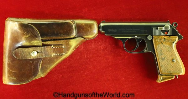 Walther, PPk, .22lr, Pre-War, with Holster, 22, .22, 22lr, German, Germany, Pre War, Handgun, Pistol, C&R, Collectible, Pocket, Hand gun, Target