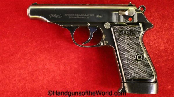 Walther, PP, .22lr, Pre-War, with Box Magazine Base, 22, .22, 22lr, German, Germany, Handgun, Pistol, C&R, Collectible, 1938, Pre War, Hand gun, Pocket