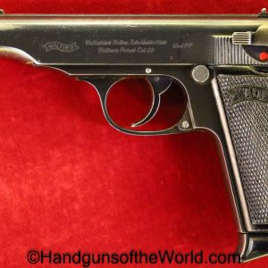 Walther, PP, .22lr, Pre-War, Pre War, German, Germany, Handgun, Pistol, C&R, Collectible, Pocket, 22, .22, 22lr, Hand gun, Target, Vintage, Firearm, 1938