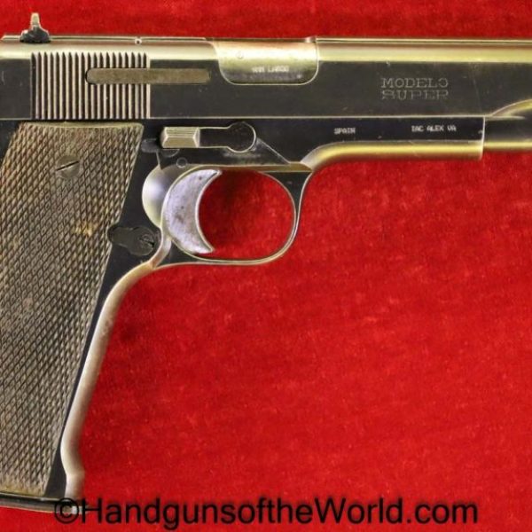 Star, Super A, 9mm, 1950, A, Super, Spain, Spanish, Military, Handgun, Hand gun, Pistol, Largo, 9mm Largo, Collectible, C&R, 1911, Property Marked