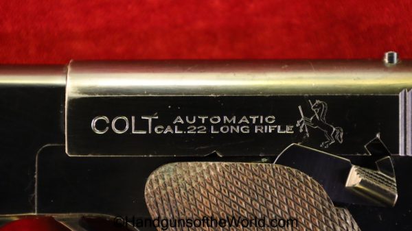 Colt, Pre-Woodsman, .22lr, 1925, Pre Woodsman, 22, .22, 22lr, American, Americana, USA, Handgun, Pistol, C&R, Collectible, Target, Hand gun, America