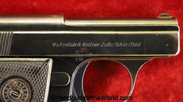 Walther, Model 9, 6.35mm, with a Case, Cased, German, Germany, Handgun, Pistol, C&R, Collectible, VP, Vest Pocket, 25, .25, acp, auto, 6.35, Model, 9