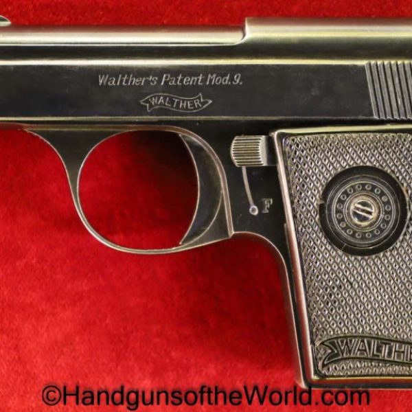 Walther, Model 9, 6.35mm, with a Case, Cased, German, Germany, Handgun, Pistol, C&R, Collectible, VP, Vest Pocket, 25, .25, acp, auto, 6.35, Model, 9