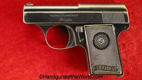 Walther, Model 9, 6.35mm, with a Case, Cased, German, Germany, Handgun, Pistol, C&R, Collectible, VP, Vest Pocket, 25, .25, acp, auto, 6.35, Model, 9