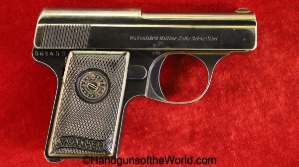 Walther, Model 9, 6.35mm, with a Case, Cased, German, Germany, Handgun, Pistol, C&R, Collectible, VP, Vest Pocket, 25, .25, acp, auto, 6.35, Model, 9