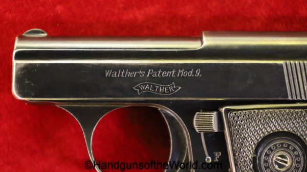 Walther, Model 9, 6.35mm, with a Case, Cased, German, Germany, Handgun, Pistol, C&R, Collectible, VP, Vest Pocket, 25, .25, acp, auto, 6.35, Model, 9