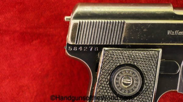 Walther, Model 9, 6.35mm, Tiny, Vest Pocket, VP, German, Germany, Handgun, Pistol, C&R, Collectible, Model, 9, IX, 6.35, 25, .25, acp, auto, Hand gun