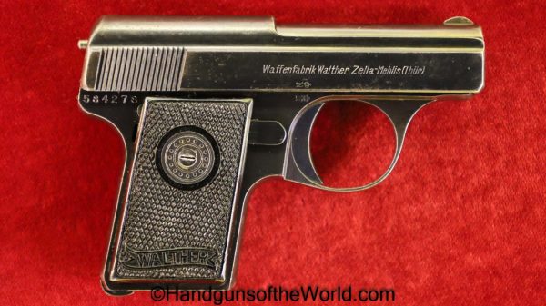 Walther, Model 9, 6.35mm, Tiny, Vest Pocket, VP, German, Germany, Handgun, Pistol, C&R, Collectible, Model, 9, IX, 6.35, 25, .25, acp, auto, Hand gun