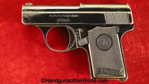 Walther, Model 9, 6.35mm, Tiny, Vest Pocket, VP, German, Germany, Handgun, Pistol, C&R, Collectible, Model, 9, IX, Model IX, 6.35, 25, .25, acp, auto