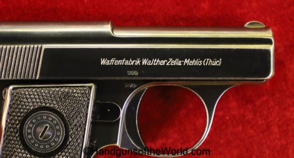 Walther, Model 9, 6.35mm, Tiny, Vest Pocket, German, Germany, Handgun, Pistol, C&R, Collectible, Hand gun, VP, 6.35, .25, 25, acp, auto, Model, 9, IX