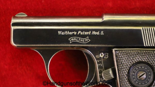 Walther, Model 9, 6.35mm, Tiny, Vest Pocket, German, Germany, Handgun, Pistol, C&R, Collectible, Hand gun, VP, 6.35, .25, 25, acp, auto, Model, 9, IX