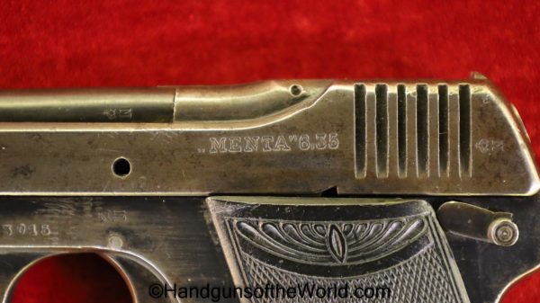 Menz, Menta, 6.35mm, Vest Pocket, Pistol, VP, Handgun, Hand gun, C&R, Collectible, German, Germany, 6.35, 25, .25, acp, auto, Firearm, Mouse, Gun, Fire arm