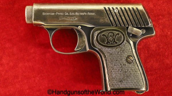 Walther, Model 2, 6.35mm, 6.35, 25, .25, acp, auto, German, Germany, Handgun, Pistol, C&R, Collectible, VP, Vest Pocket, Model, 2, Model II, II, Hand gun