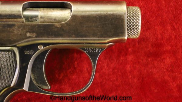 Walther, Model 2, 6.35mm, 6.35, 25, .25, acp, auto, German, Germany, Handgun, Pistol, C&R, Collectible, VP, Vest Pocket, Model, 2, Model II, II, Hand gun