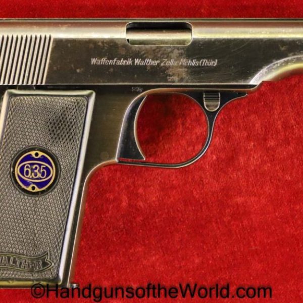 Walther, Model 8, 6.35mm, 1st, Variation, First, Variant, Type, 8, Model, 6.35, 25, .25, acp, auto, German, Germany, Handgun, Pistol, C&R, Collectible