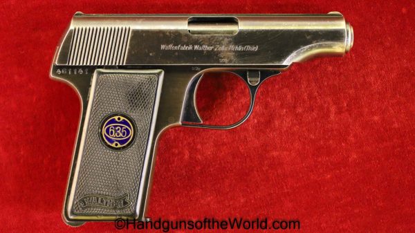 Walther, Model 8, 6.35mm, 1st, Variation, First, Variant, Type, 8, Model, 6.35, 25, .25, acp, auto, German, Germany, Handgun, Pistol, C&R, Collectible