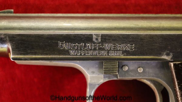 Gustloff-Werke, Pocket, 7.65mm, Experimental, WWII, Era, Pistol, WW2, German, Germany, Handgun, Pistol, C&R, Collectible, Gustloff, Gustloff Werke, .32, 32