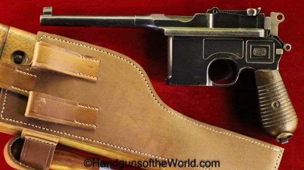 Mauser, C96, 1896, 1930, Commercial, Broomhandle, 7.63mm, with Stock Rig, with Stock, German, Germany, Handgun, Pistol, C&R, Collectible, 7.63, Broom handle