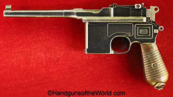 Mauser, C96, 1896, 1930, Commercial, Broomhandle, 7.63mm, with Stock Rig, with Stock, German, Germany, Handgun, Pistol, C&R, Collectible, 7.63, Broom handle