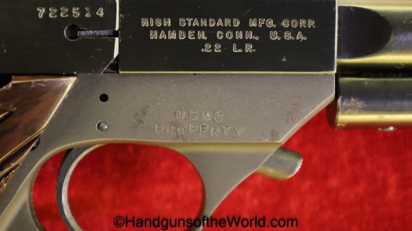 High Standard, Model, S-101, .22lr, USMC, Property, Marked, Collectible, Handgun, Pistol, C&R, Collectible, Hi Standard, Hi-Standard, 22, .22, 22lr, USA