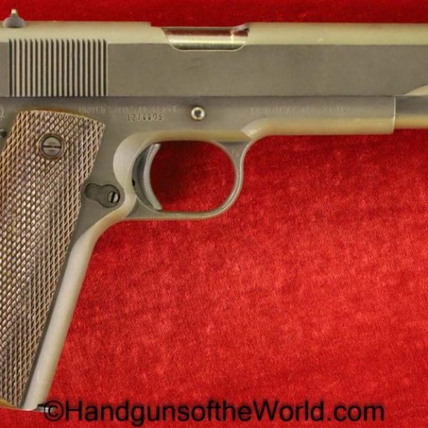 Colt, Ithaca, 1911A1, .45acp, US Property, Marked, 1943, 1911, 45, .45, acp, auto, USA, Handgun, Pistol, C&R, Collectible, WWII, WW2, Americana, American