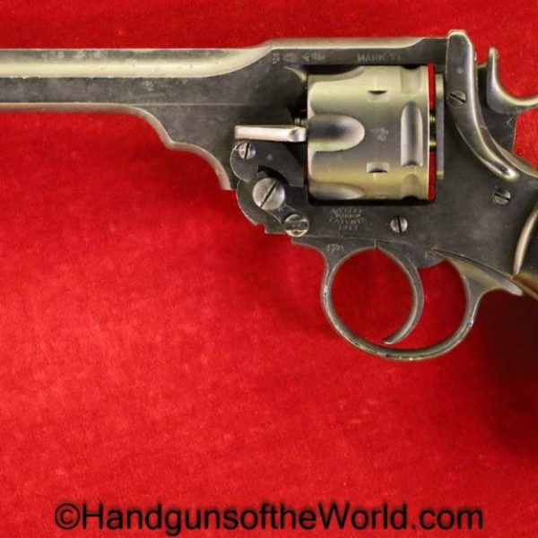 Webley, Mark VI, Service Revolver, .45acp, 45, .45, acp, auto, Revolver, Handgun, C&R, Collectible, Mark 6, Mk6, MkVI, British, English, 1917, WWI, WW1