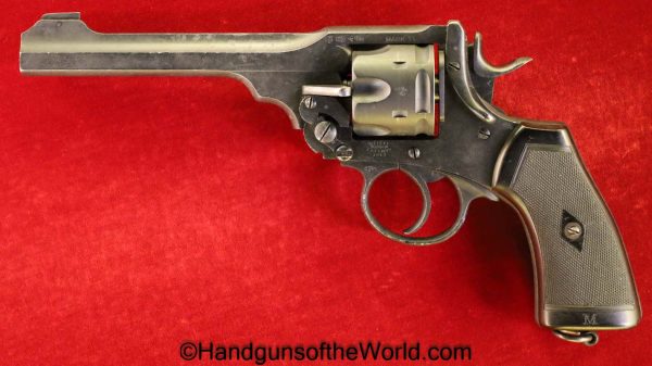 Webley, Mark VI, Service Revolver, .45acp, 45, .45, acp, auto, Revolver, Handgun, C&R, Collectible, Mark 6, Mk6, MkVI, British, English, 1917, WWI, WW1