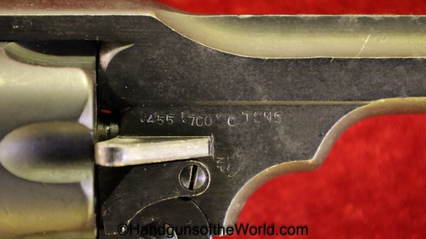 Webley, Mark VI, Service Revolver, .45acp, 45, .45, acp, auto, Revolver, Handgun, C&R, Collectible, Mark 6, Mk6, MkVI, British, English, 1917, WWI, WW1