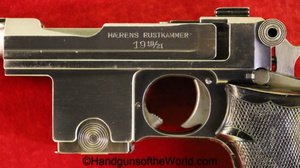 Haerens Rustkammer, 1910/21, 9mm, Danish, Military, Denmark, 1924, Handgun, Pistol, C&R, Collectible, Bergmann Bayard, Bayard, Hand gun, 1910, Trolit