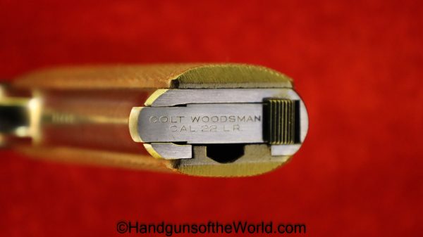 Colt, Woodsman Sport, .22lr, 1934, Mint, Woodsman, Handgun, Pistol, C&R, Collectible, Sport, 22, .22, 22lr, American, Americana, America, USA, Target