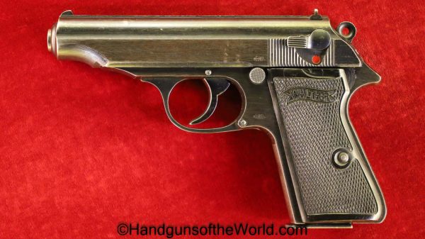 Walther, PP, 7.65mm, German, WWII, WaA359, Proofed, Germany, WW2, Handgun, Pistol, C&R, Collectible, Pocket, 7.65, 32, .32, acp, auto, WaA 359, Hand gun