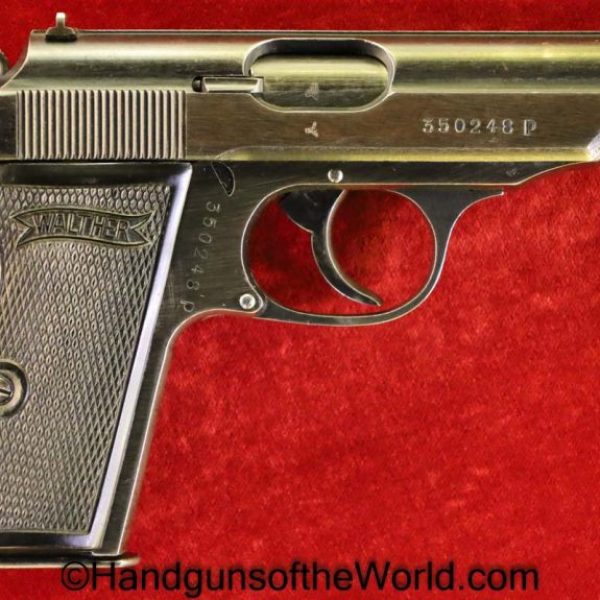 Walther, PP, 7.65mm, German, WWII, WaA359, Proofed, Germany, WW2, Handgun, Pistol, C&R, Collectible, Pocket, 7.65, 32, .32, acp, auto, WaA 359, Hand gun