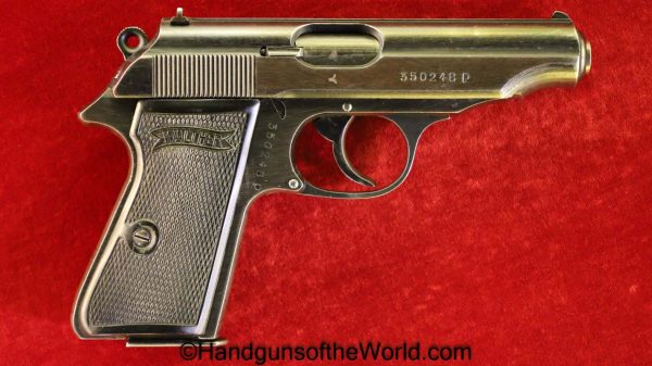 Walther, PP, 7.65mm, German, WWII, WaA359, Proofed, Germany, WW2, Handgun, Pistol, C&R, Collectible, Pocket, 7.65, 32, .32, acp, auto, WaA 359, Hand gun