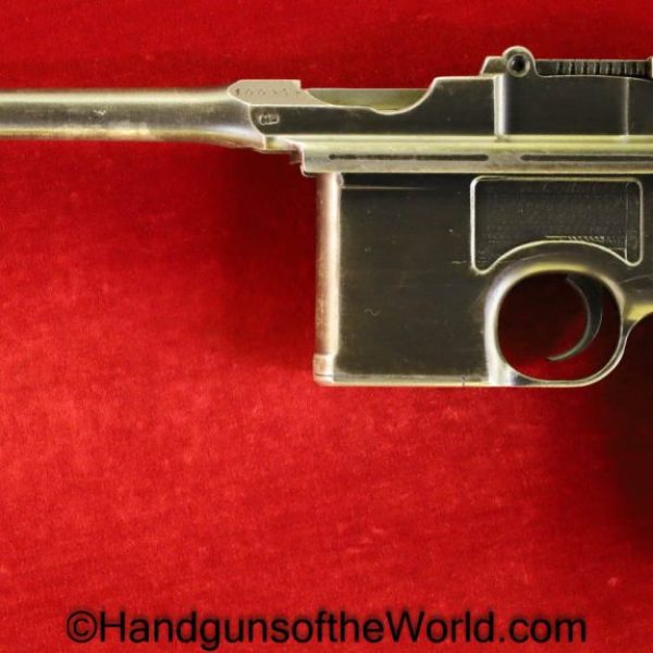 Mauser, 1896, Broomhandle, Red 9, Matching Stock, 9mm, C96, Handgun, Pistol, C&R, Collectible, WWI, WW1, German, Germany, Hand gun, Broom Handle
