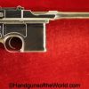 Mauser, 1896, Broomhandle, Red 9, Matching Stock, 9mm, C96, Handgun, Pistol, C&R, Collectible, WWI, WW1, German, Germany, Hand gun, Broom Handle