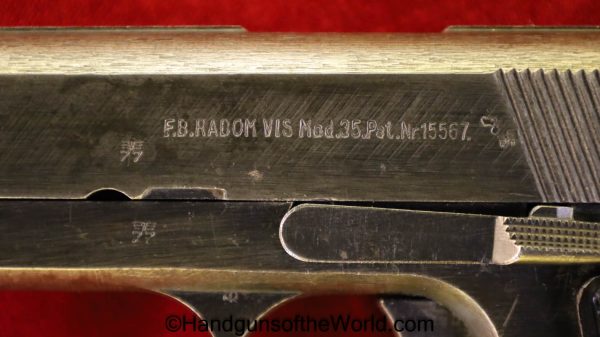 Radom, VIS, P-35, 9mm, Type II, German, WWII, Germany, WW2, Handgun, Pistol, C&R, Collectible, P35, P.35, P 35, Type 2, Type, 2, II, Polish, Poland